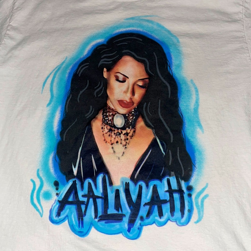 AALIYAH airbrushed vintage